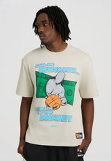 Męska koszulka T-Shirt z nadrukiem On The Money Trash Talk - Szara