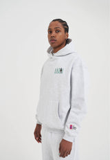 Męska bluza z graficznym nadrukiem retro logo Core – Frost Marl