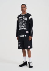 Męskie szorty Jersey off the Rim – Czarne
