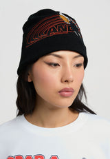 Unisex czapka beanie z logo gracza – czarna