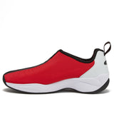 and1 too chillin men's and women's red basketball shoe left facing