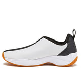 and1 too chillin men's and women's white slip on basketball shoe left facing
