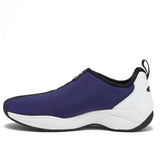 and1 too chillin mens and womens slip on blue basketball shoe left facing