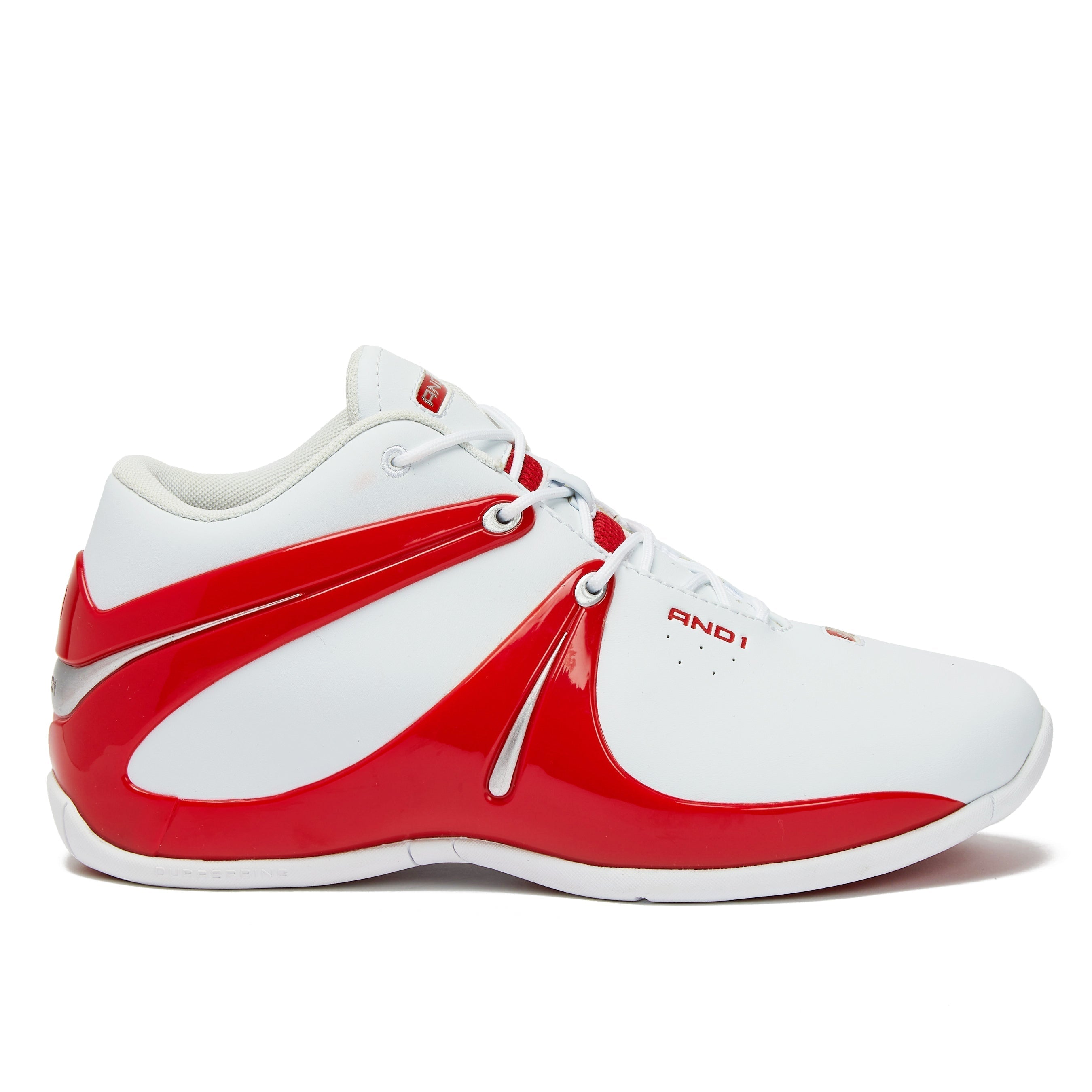 Red and grey basketball on sale shoes