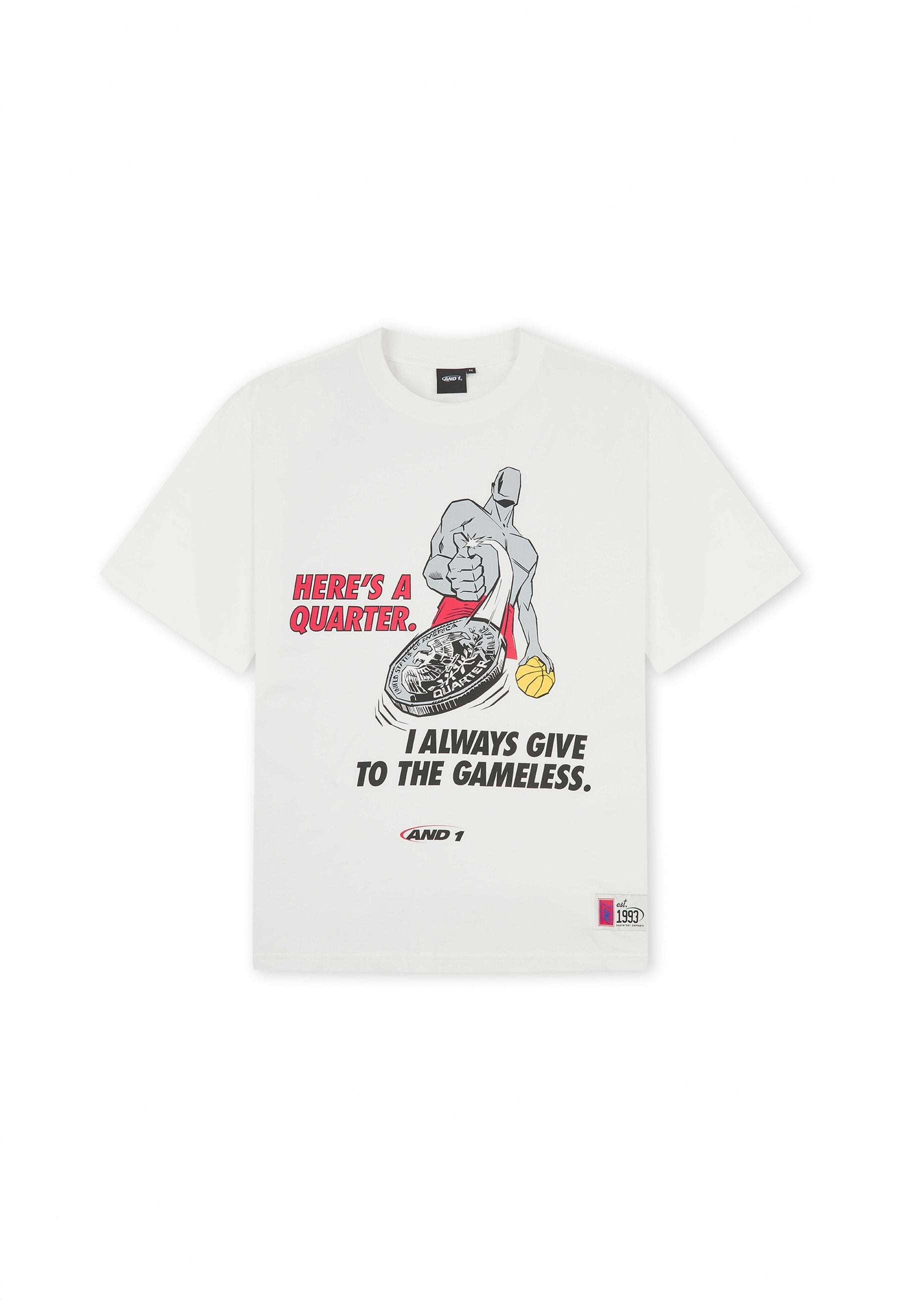 Mens Gameless Trash Talk T-Shirt - White – And1