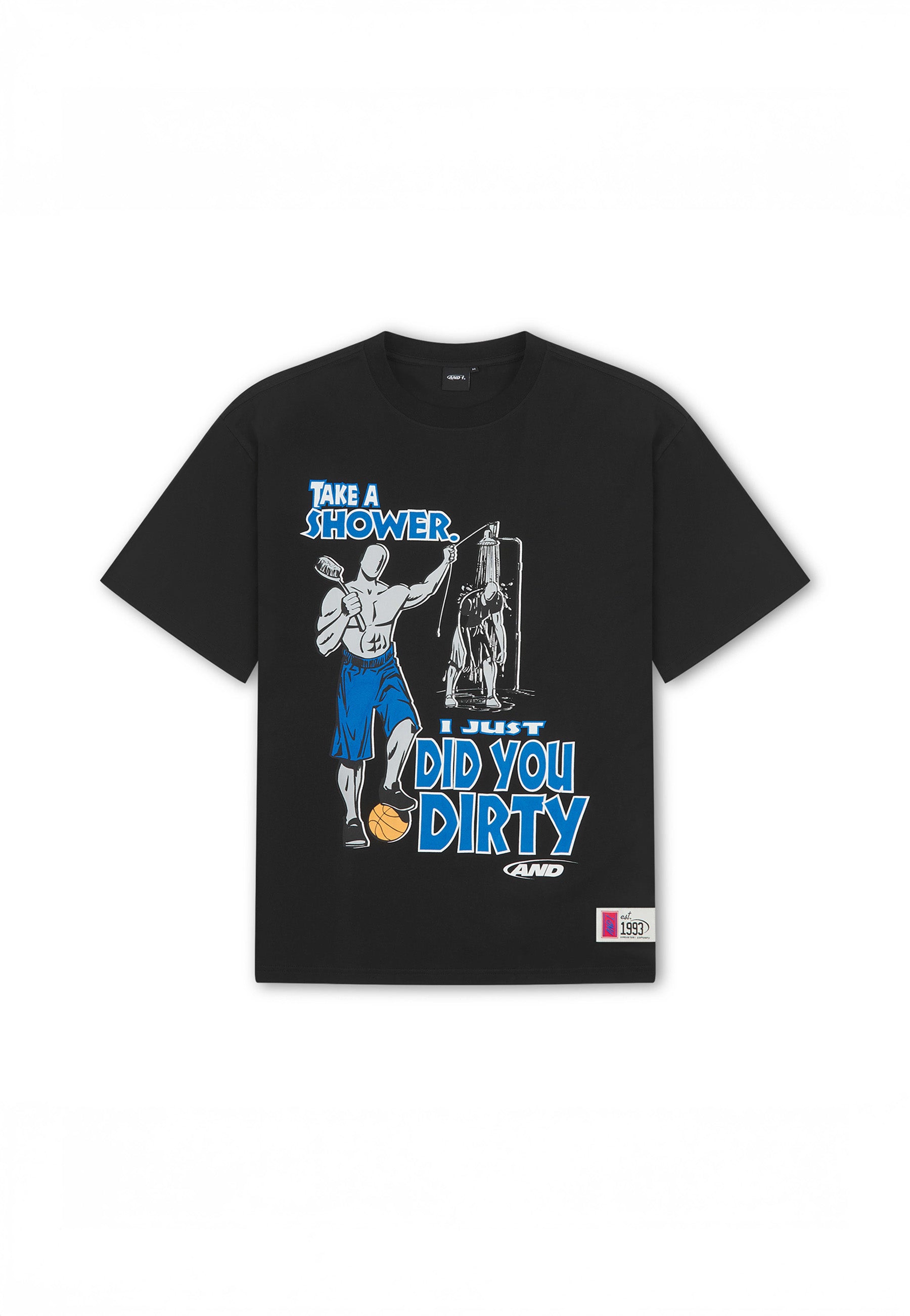 Mens Did You Dirty Trash Talk T-Shirt - Black – And1