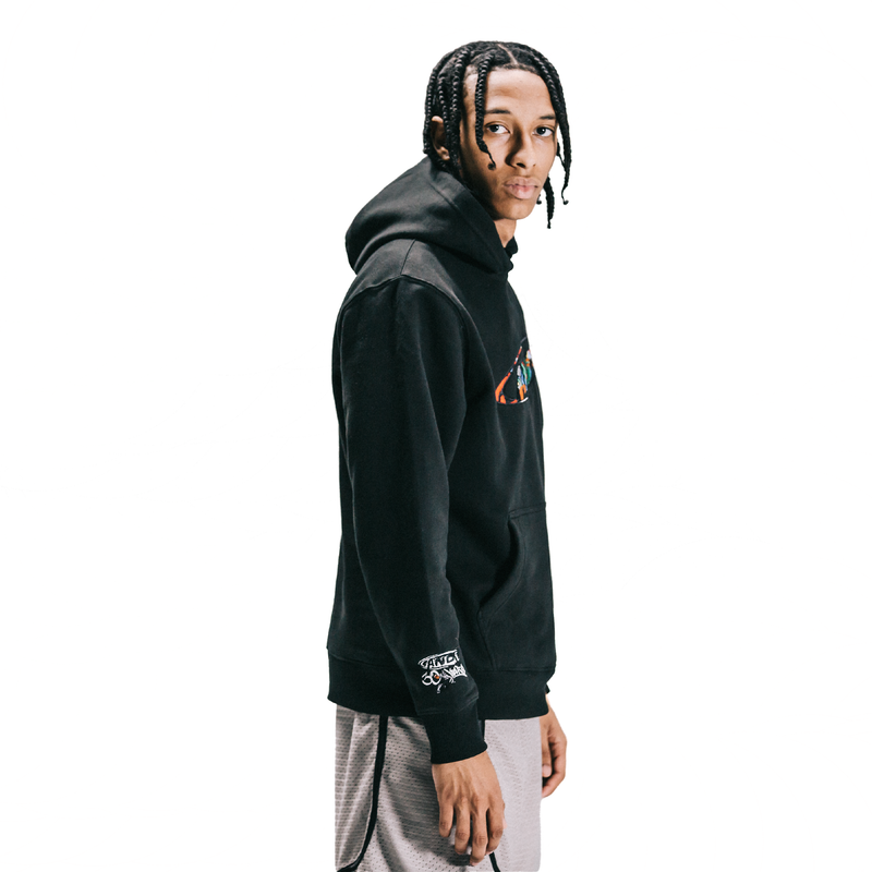 Hoodie with shop zipper on hood