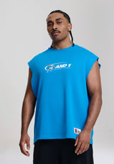 Sweat sans manches Homme Style Vintage Timeout - Bleu
