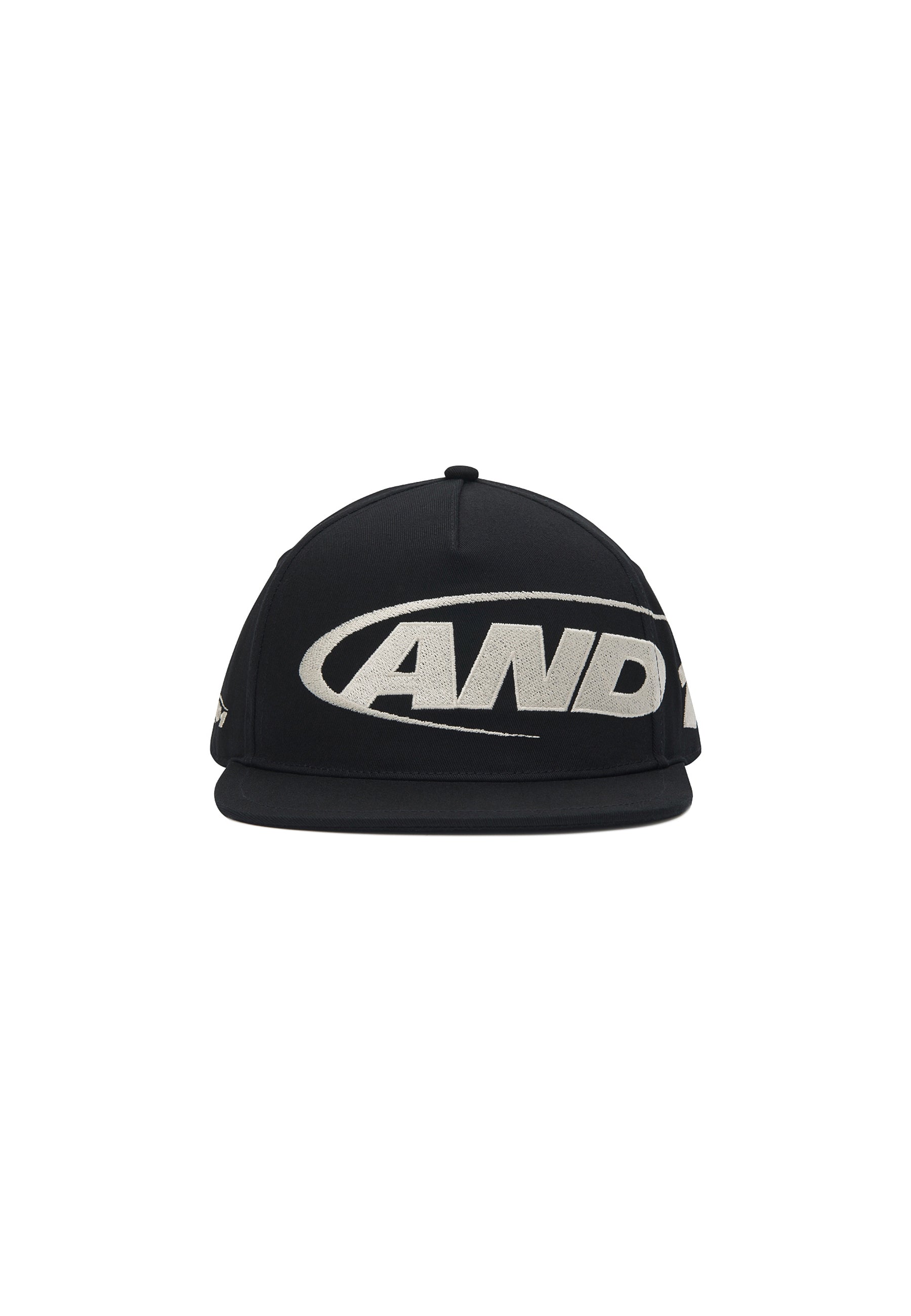 And 1 Unisex Core Logo Wraparound Flat Peak Cap - Black – And1