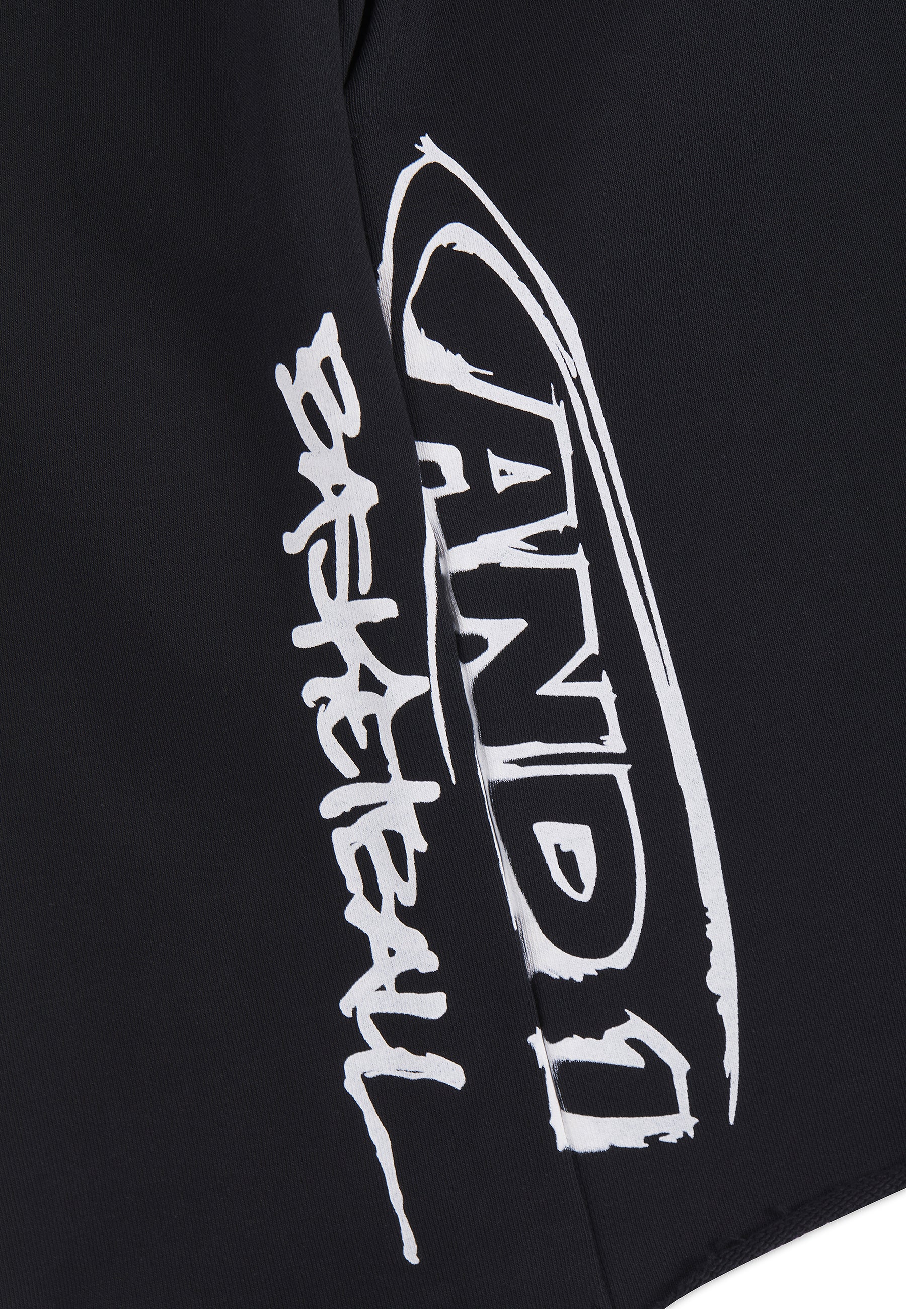 Mens Core Graffiti Logo Shorts - Black/White – And1