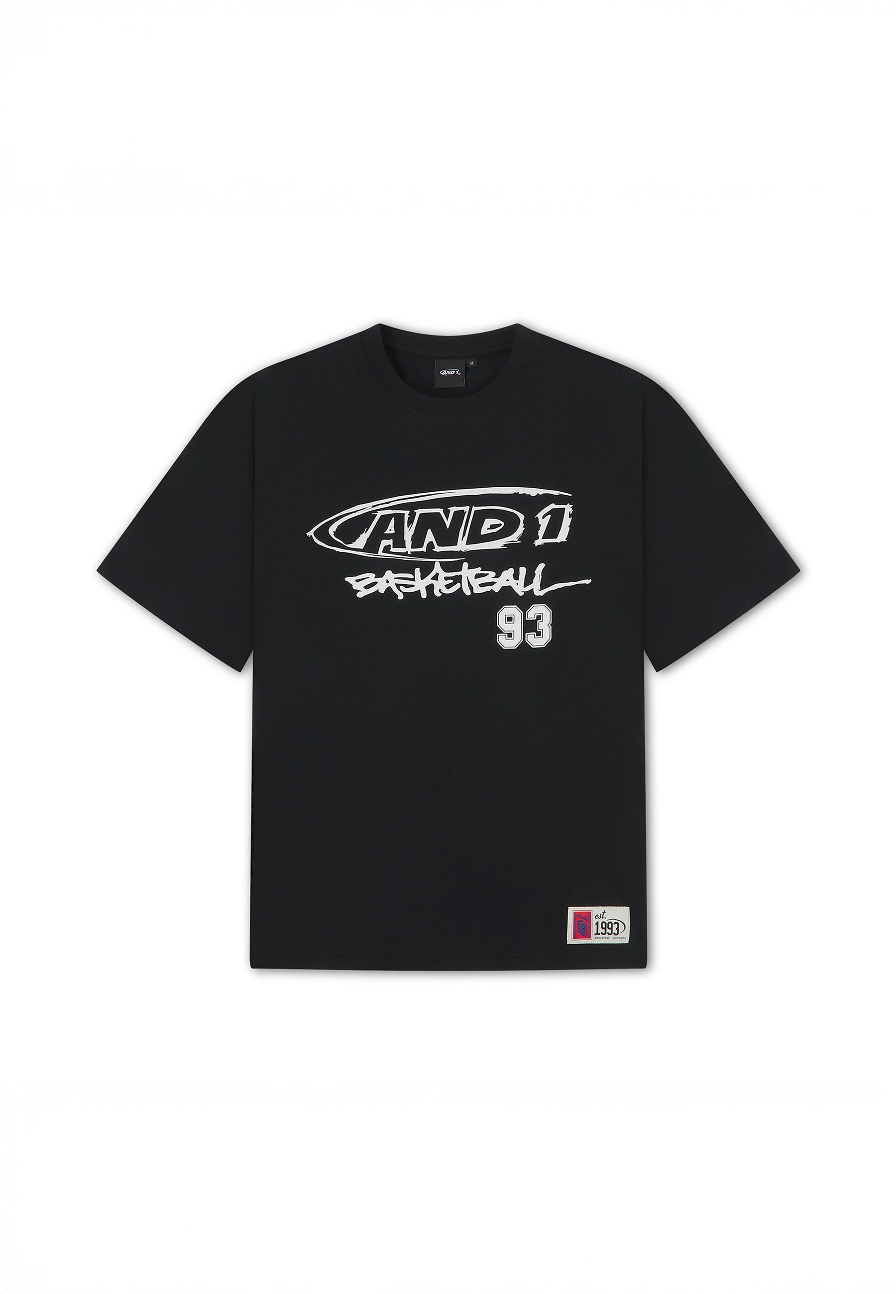 Mens Core Graffiti Logo T-Shirt - Black – And1