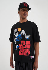 Herren Guarding Me Trash Talk T-Shirt - Schwarz