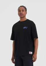 T-shirt graphique Streetball Back pour homme - Noir
