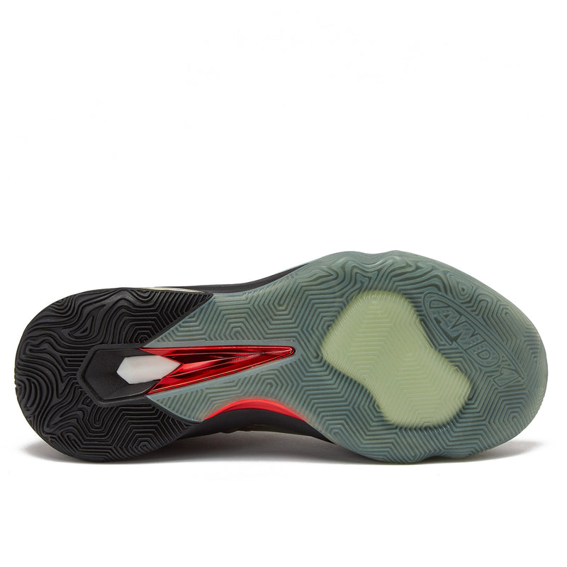 AND1 Attack 3.0 Green & Red Basketball Shoes | Women's and Men's