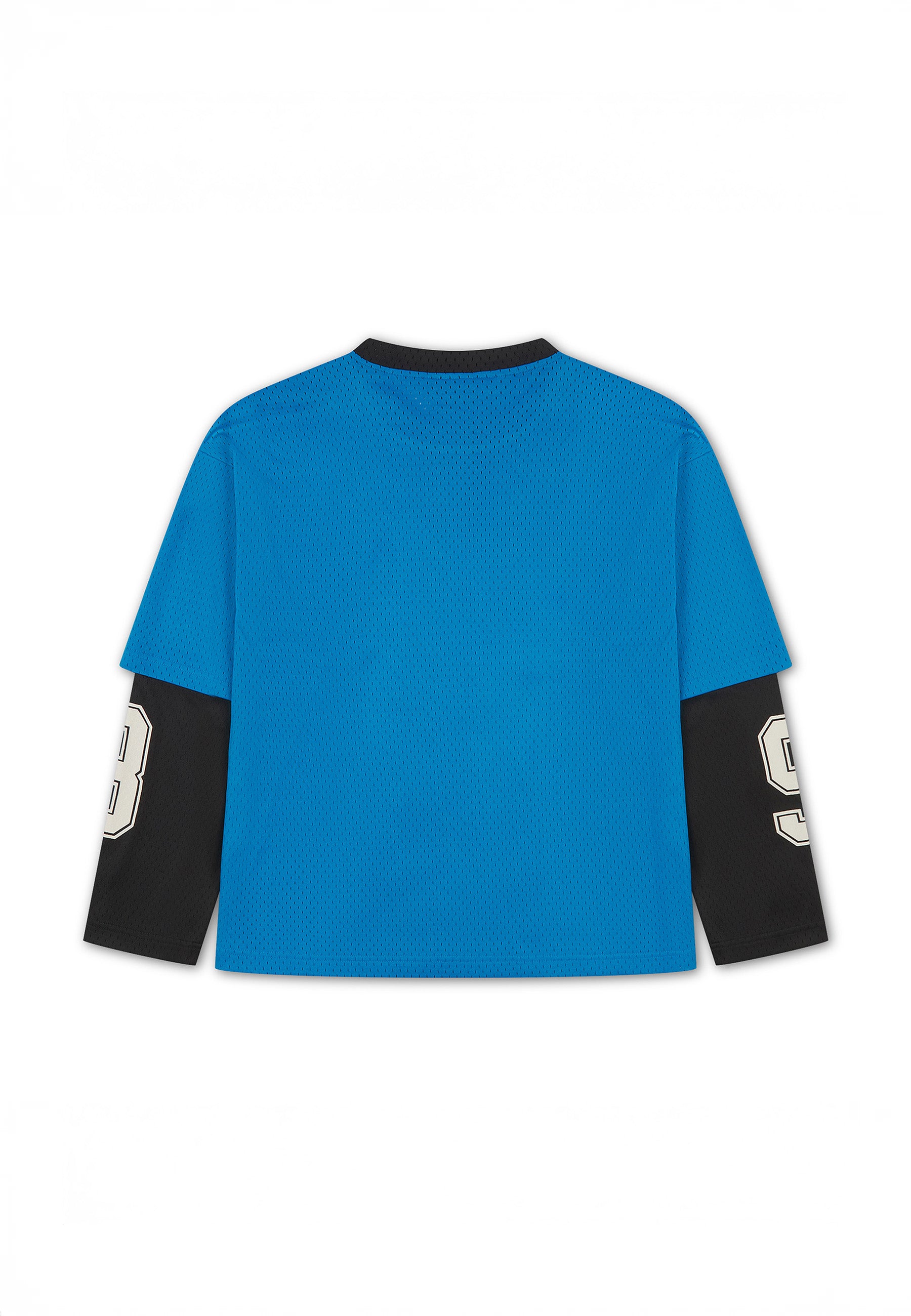 Mens Double Layer Mesh Long Sleeve T-Shirt - Blue – And1