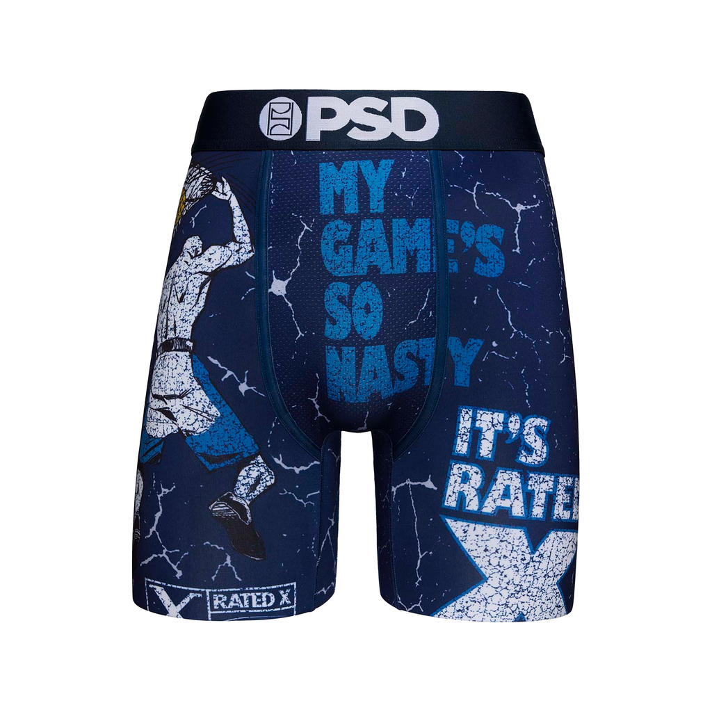 PSD Underwear Men's Cotton Boxer Brief Underwear, Solid Color