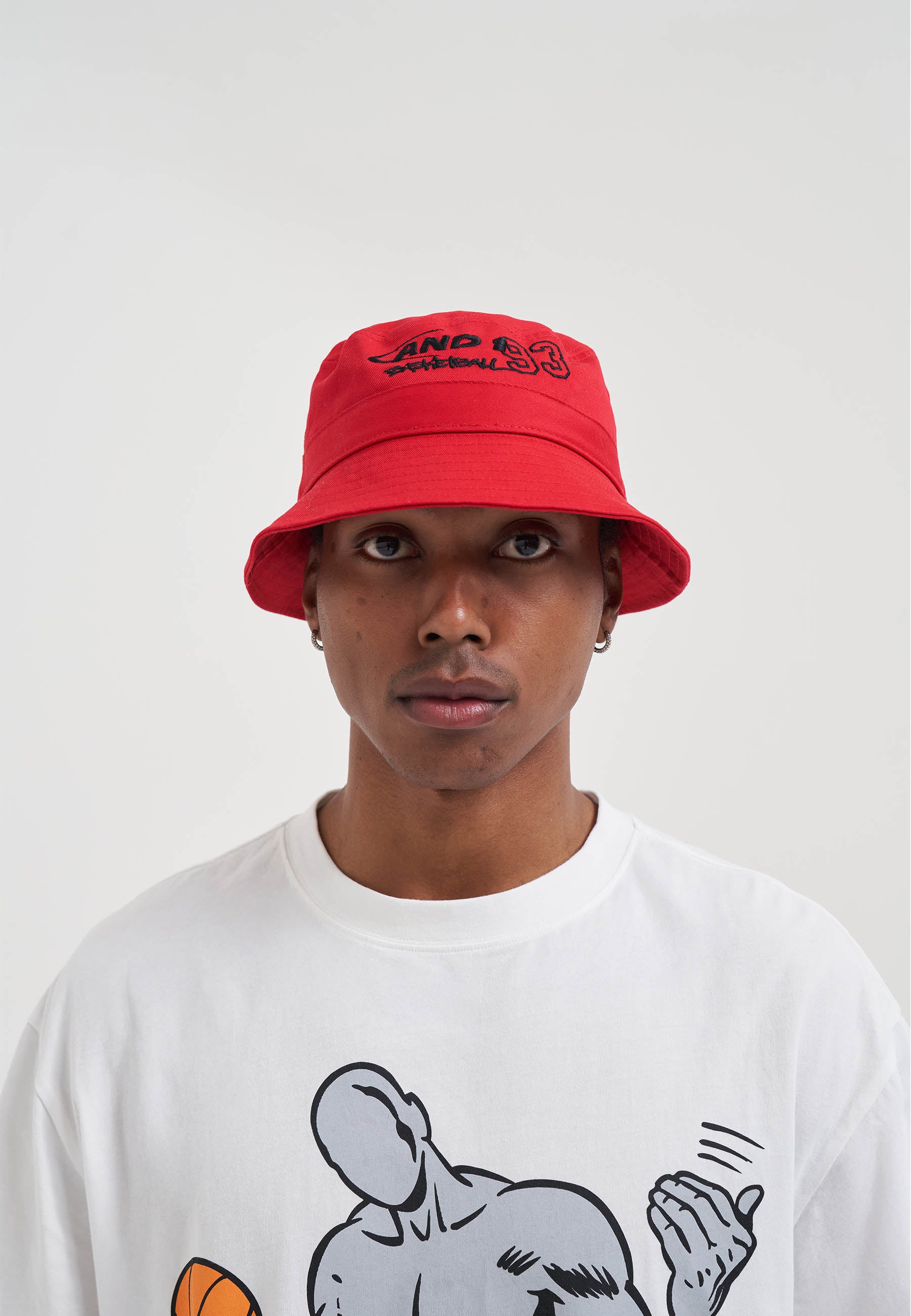 Unisex And1 Logo Bucket Hat - Red