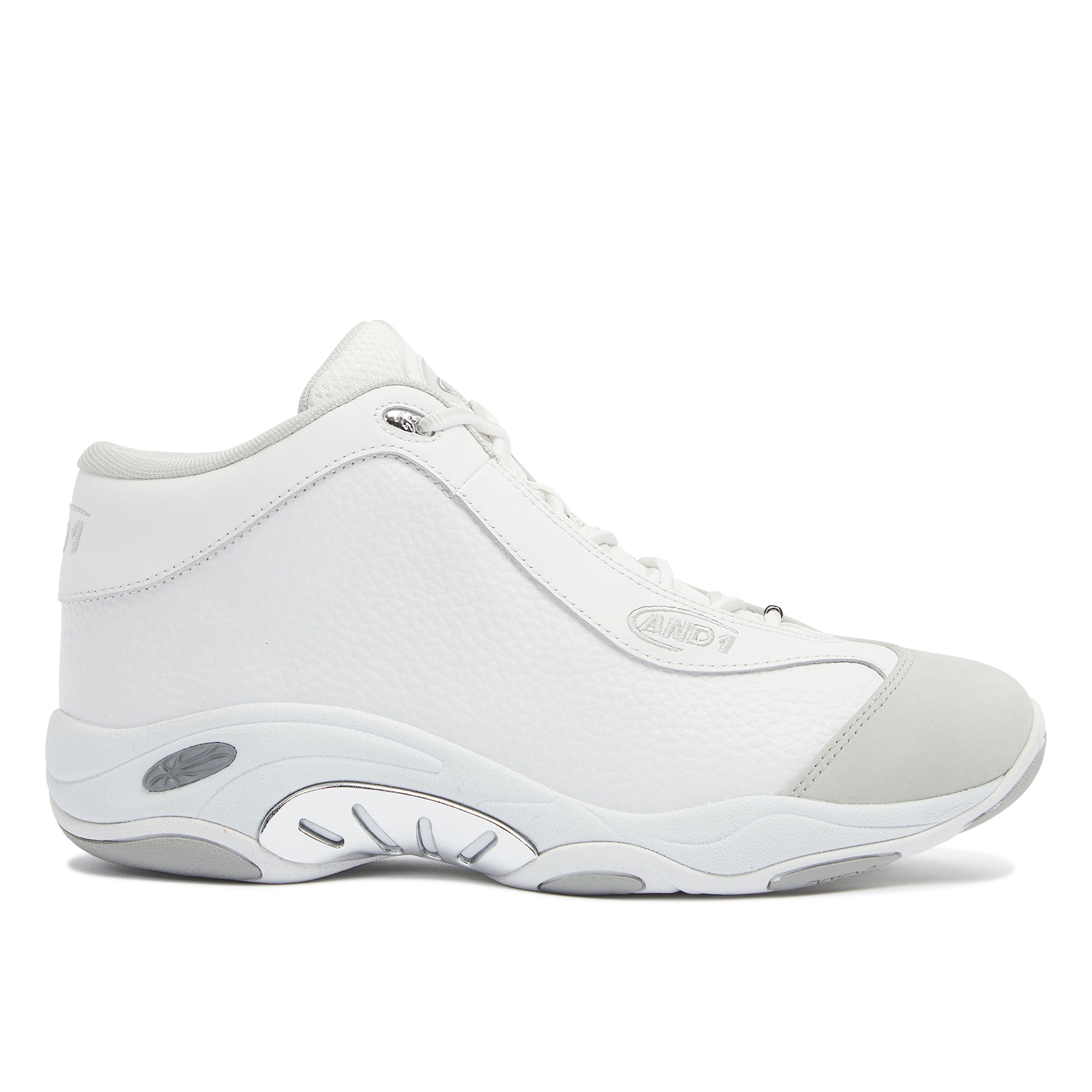 Womens Tai Chi Sneaker - Silver/White – And1