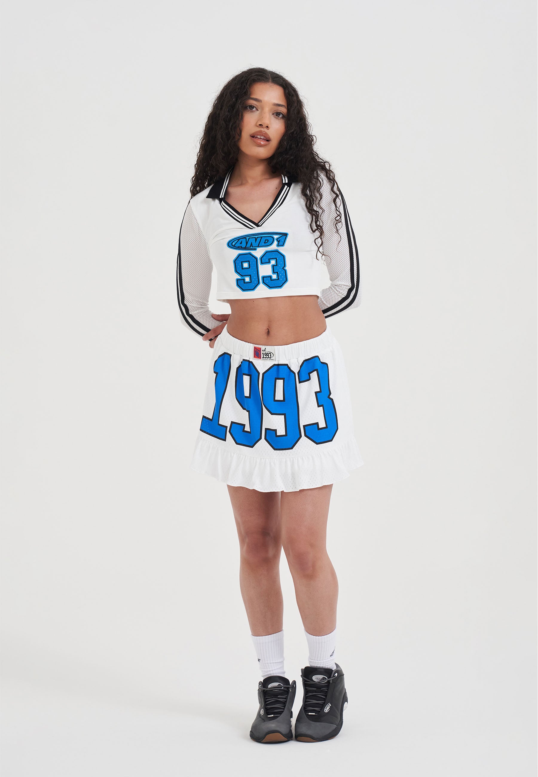 Womens 1993 Airtex Mini Skirt - White – And1
