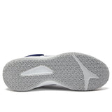 and1 prospect blue men's and womens basketball shoe undersole