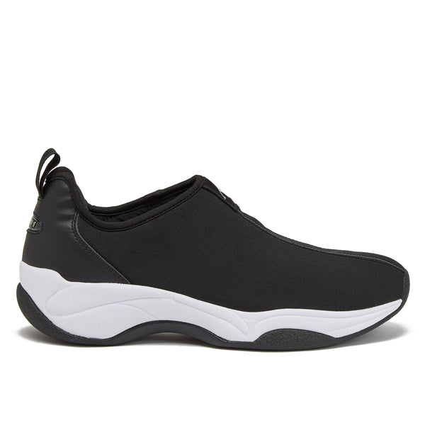 and1 too chillin mens and womens slip on black basketball shoe