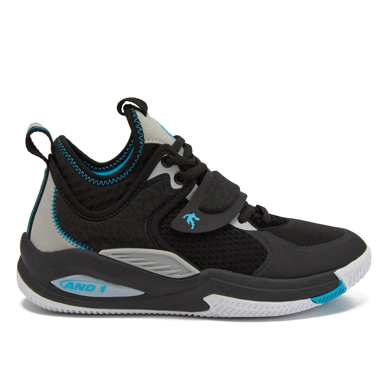 And1 Women's Low Top Basketball Sneaker, Black