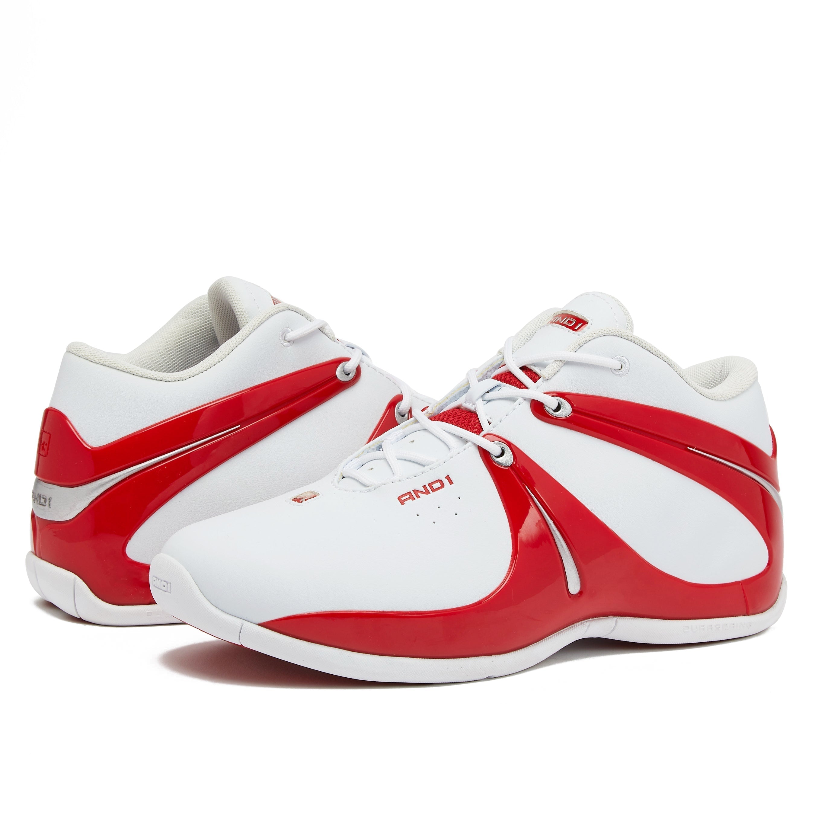 and1 shoes red and white